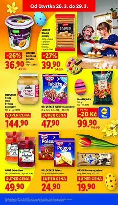 akční leták Lidl 26.3.2026-29.3.2026