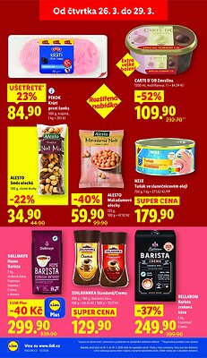 akční leták Lidl 26.3.2026-29.3.2026