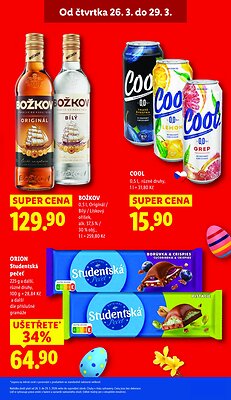 akční leták Lidl 26.3.2026-29.3.2026