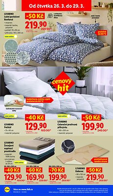 akční leták Lidl 26.3.2026-29.3.2026