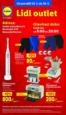 akční leták Lidl 26.3.2026-29.3.2026