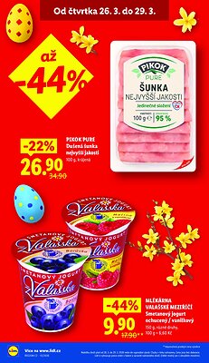 akční leták Lidl 26.3.2026-29.3.2026