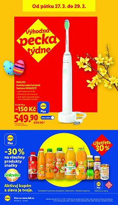akční leták Lidl 26.3.2026-29.3.2026