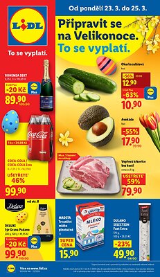 akční leták Lidl 23.3.2026-25.3.2026