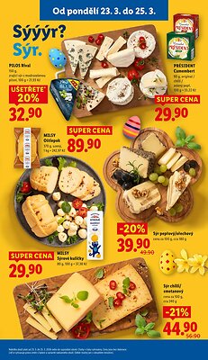 akční leták Lidl 23.3.2026-25.3.2026