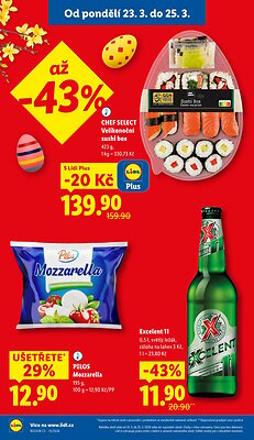 akční leták Lidl 23.3.2026-25.3.2026