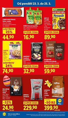 akční leták Lidl 23.3.2026-25.3.2026