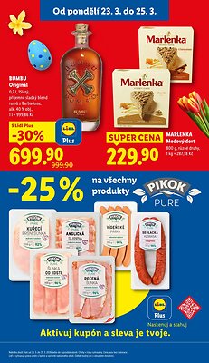akční leták Lidl 23.3.2026-25.3.2026