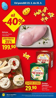 akční leták Lidl 23.3.2026-25.3.2026