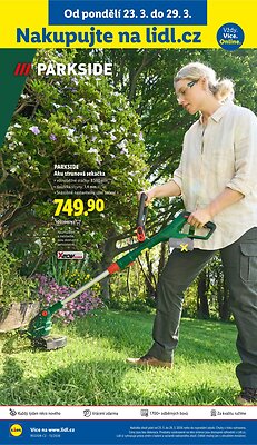 akční leták Lidl 23.3.2026-25.3.2026