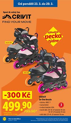 akční leták Lidl 23.3.2026-25.3.2026