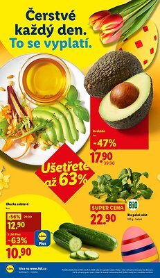 akční leták Lidl 23.3.2026-25.3.2026