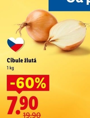 Cibule kuchyňská žlutá