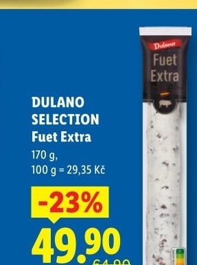 Salám Fuet extra Dulano