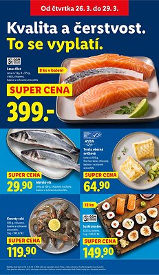 akční leták Lidl 26.3.2026-29.3.2026