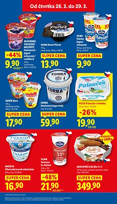 akční leták Lidl 26.3.2026-29.3.2026