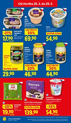 akční leták Lidl 26.3.2026-29.3.2026