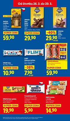 akční leták Lidl 26.3.2026-29.3.2026