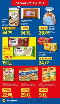 akční leták Lidl 26.3.2026-29.3.2026
