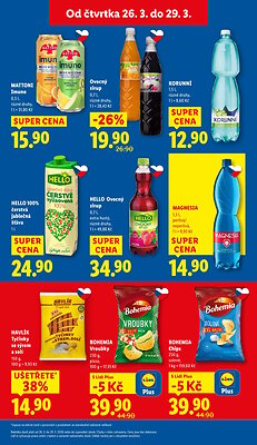 akční leták Lidl 26.3.2026-29.3.2026