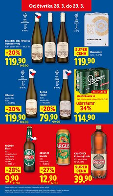 akční leták Lidl 26.3.2026-29.3.2026