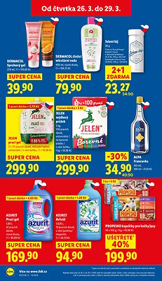 akční leták Lidl 26.3.2026-29.3.2026