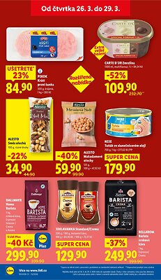akční leták Lidl 26.3.2026-29.3.2026