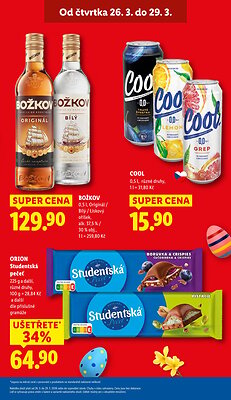 akční leták Lidl 26.3.2026-29.3.2026