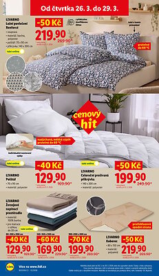 akční leták Lidl 26.3.2026-29.3.2026