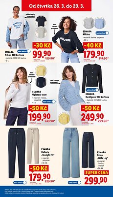 akční leták Lidl 26.3.2026-29.3.2026