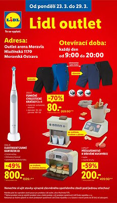 akční leták Lidl 26.3.2026-29.3.2026
