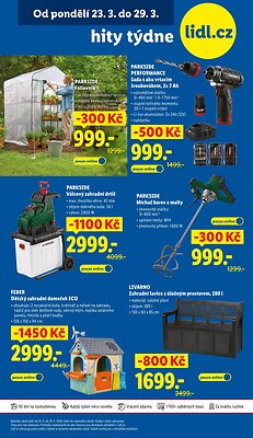 akční leták Lidl 26.3.2026-29.3.2026