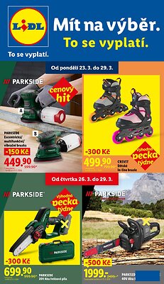 akční leták Lidl 23.3.2026-29.3.2026