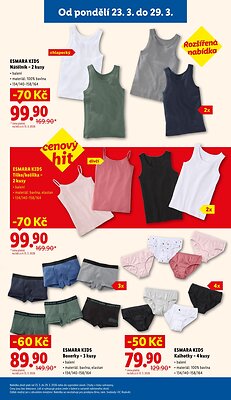 akční leták Lidl 23.3.2026-29.3.2026