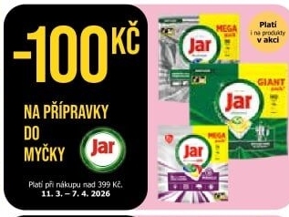 Jar přípravky do myčky