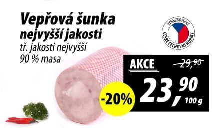 Šunka vepřová nejvyšší jakosti