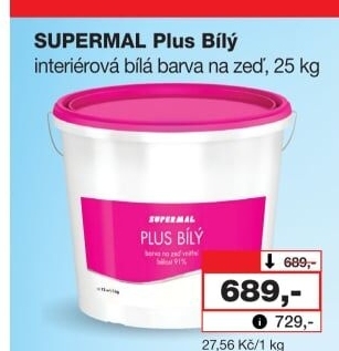 Interiérová barva Plus Supermal