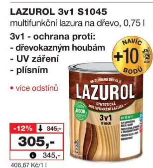 Lazura 3v1 Lazurol