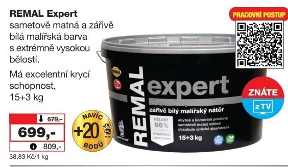 Malířský nátěr Expert Remal