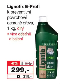 Ochrana dřeva Lignofix E-Profi Stachema