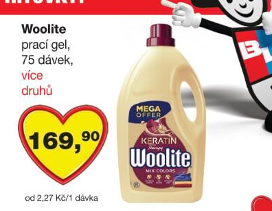 Prací gel Woolite