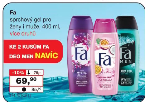 Sprchový gel Fa