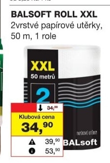 Utěrky kuchyňské 2vrstvé XXL BALsoft