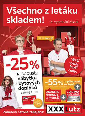 akční leták XXXLutz 23.3.2026-5.4.2026