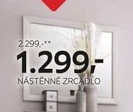 NÁSTĚNNÉ ZRCADLO