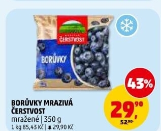 Borůvky mražené Mrazivá Čerstvost
