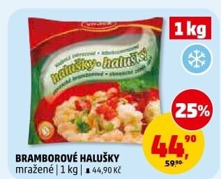 Halušky bramborové mražené Vinica