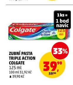 Pasta na zuby Triple Action Colgate