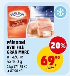 Rybí filé mražené Gran Mare