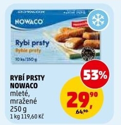 Rybí prsty předsmažené mražené Nowaco